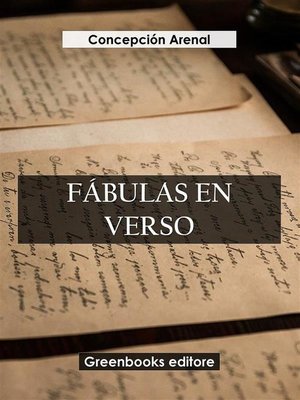 cover image of Fabulas en verso